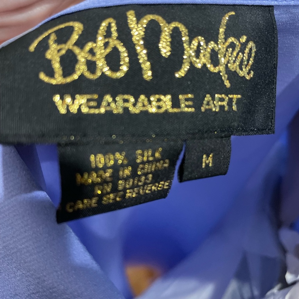 Bob Mackie Wearable Art Silk Blouse